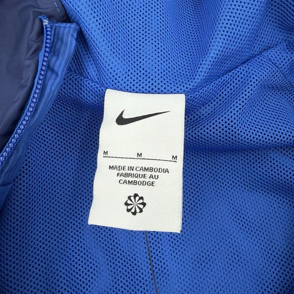 Nike England AWF Pre Match Mens M Full Zip Hooded Woven Soccer Jacket DN1077-480